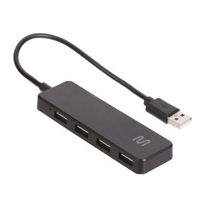 Hub Usb 2.0 Com 4 Portas Preto Ac443 Multi