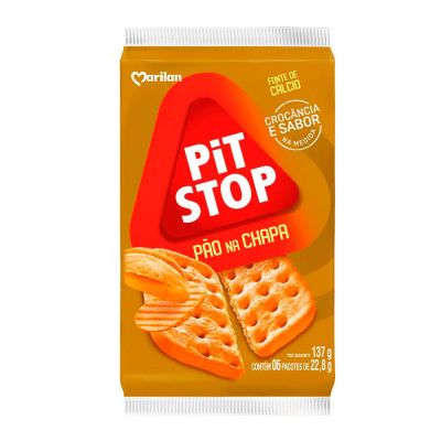 Biscoito Pit Stop Pao Na Chapa 137g Marilan