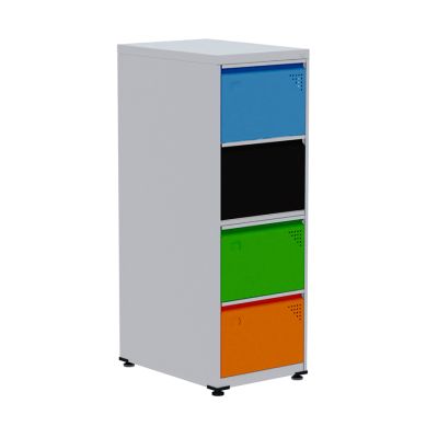 Arquivo De Aco 4 Gavetas Of4sltcm Color Pandin