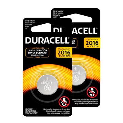 Pilha Lithium Botao Cr2016 3v C/ 2 Un Duracell