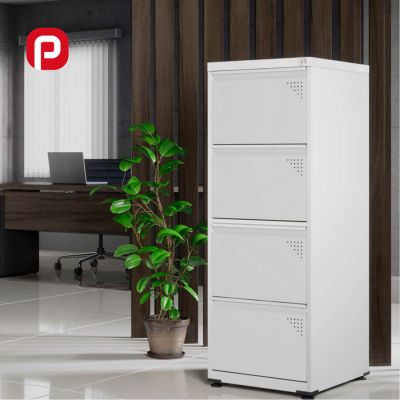 Arquivo De Aco 4 Gavetas Of04rptcm Cinza Pandin