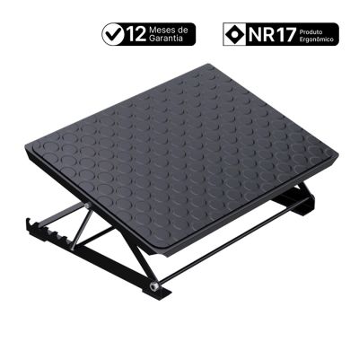 Apoio Ergonomico Para Pes Shark Aco 010643 Preto Reliza