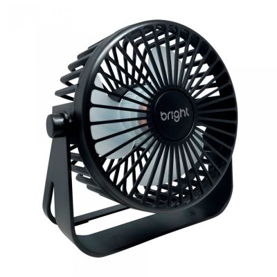 Ventilador De Mesa Mini Usb Preto Vn001 Bright