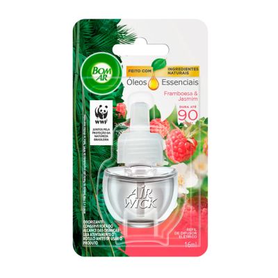 Refil Odorizador Eletrico Framboesa E Jasmin 16ml Bom Ar