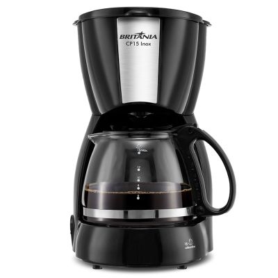 Cafeteira Eletrica 15 Xicaras Cp15 Inox 127v Britania