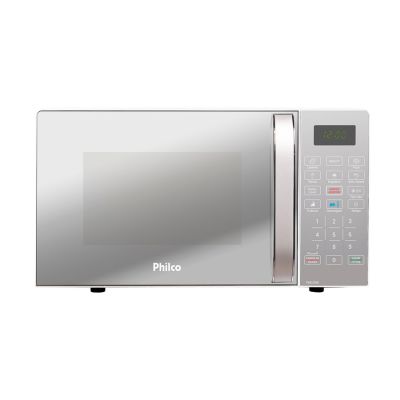 Micro-ondas Limpa Facil 20l Pmo23e Espelhado 127v Philco