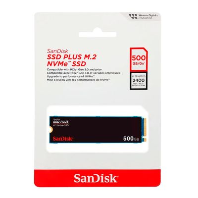 Ssd M.2 500gb Plus M.2 Nvme Pcie Gen 3.0 Sandisk