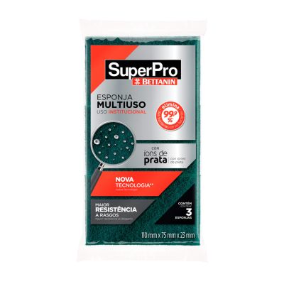 Esponja Multiuso Superpro C/3 Bettanin 9423