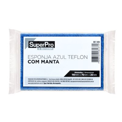Esponja Multiuso Superpro Teflon Azul Bettanin 9418