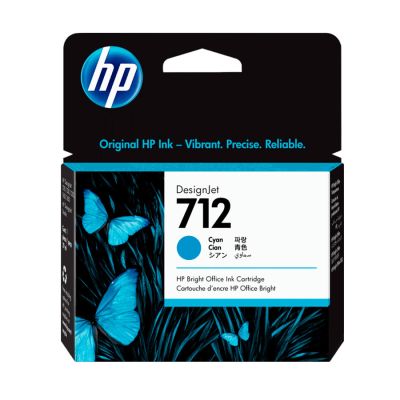 Cartucho De Tinta Hp 712 3ed67a Ciano 29ml Original