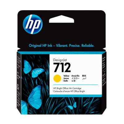 Cartucho De Tinta Hp 712 3ed69a Amarelo 29ml Original