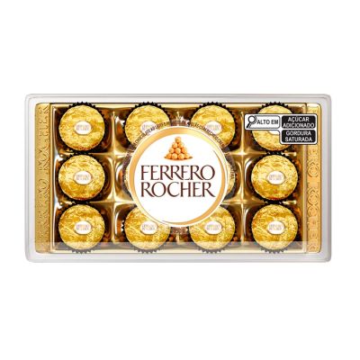 Bombom Ferrero Rocher 150g Bandeja C/12un