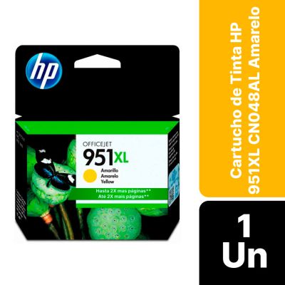 Cartucho De Tinta Hp 951xl Cn048al Amarelo 17ml Original