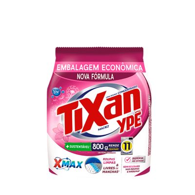 Sabao Em Po Sache Maciez Tixan Ype 800g
