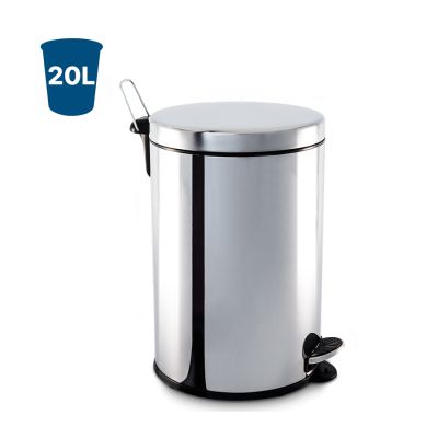 Cesto De Lixo C/pedal E Balde Decorline Inox 20l Brinox
