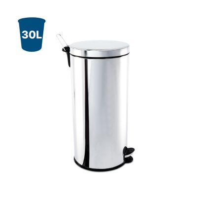 Cesto De Lixo C/pedal E Balde Decorline Inox 30l Brinox