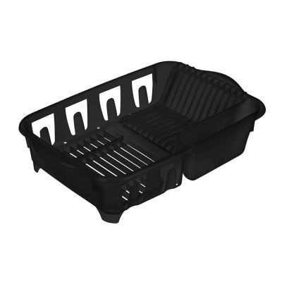Escorredor De Louca Plastico Casar 45,8x31,8cm Preto Sanremo Sr354/20