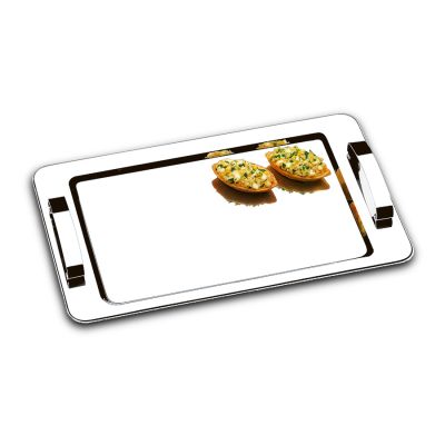 Bandeja Inox C/ Alca Atina 37x23cm Brinox