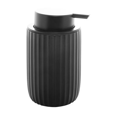 Porta Sabonete Liquido Ceramica Nordico Preto 300ml Lyor Www