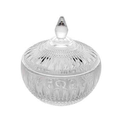 Pote De Vidro Bomboniere Cristal Queen 14x15cm Wolff