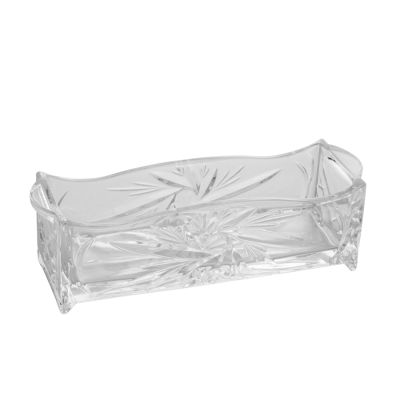 Porta Talher Prima Cristal 27x8x9cm Lyor Www