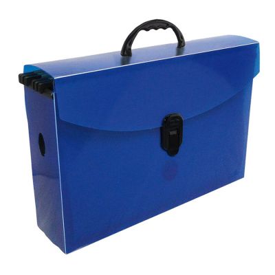 Arquivo Maleta C/6 Pastas Suspensas Azul Slim 2160.c Dello