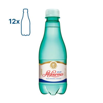 Agua Mineral Sem Gas 300ml C/12 Garrafas Sao Lourenco