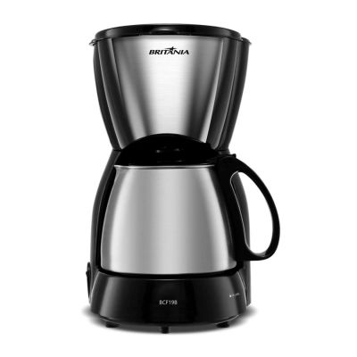 Cafeteira Eletrica 18 Xicaras Bcf19b Jarra Inox 127v Britania