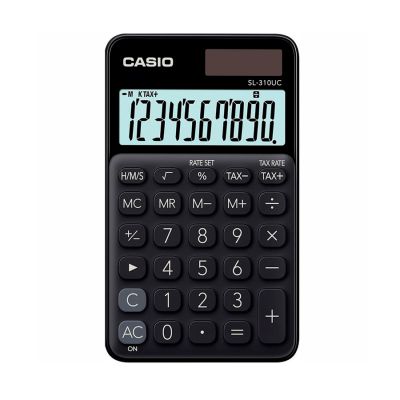 Calculadora De Bolso 10 Digitos Sl-310uc-bk Preta Casio
