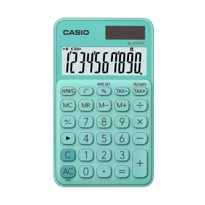 Calculadora De Bolso 10 Digitos Sl-310uc-gn Verde Casio