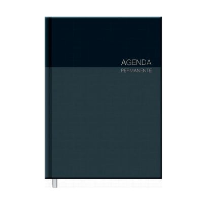 Agenda Diaria Executiva Permanente Preta 7985 14,5 X 20,5cm Foroni