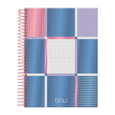 Caderno Colegial Capa Dura 1x1 80fls Bali Foroni