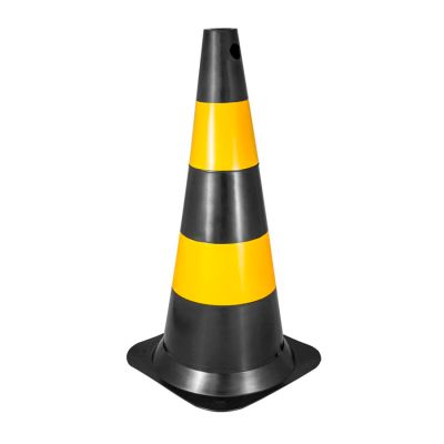 Cone Pvc Amarelo/preto 50cm Vonder