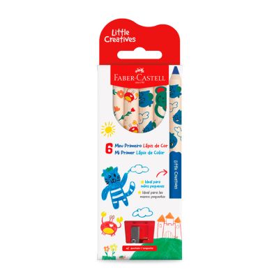 Lapis De Cor Ecolapis Meu Primeiro Lapis C/6 Faber-castell