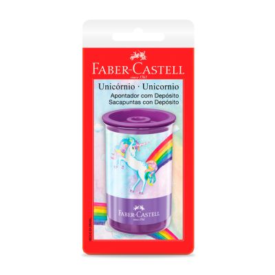 Apontador C/ Deposito Unicornio Bls C/1 Sm123unizf Faber-castell