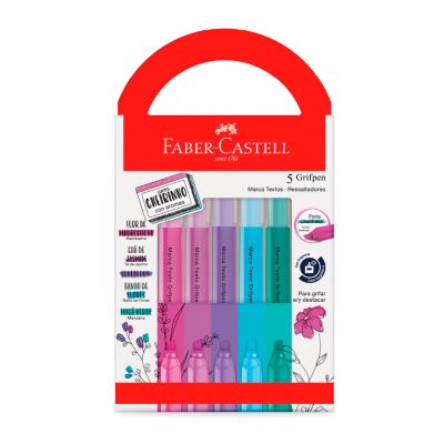 Marca Texto Grifpen Relaxa E Reequilibra Mt/es5rrzf C/5 Faber-castell
