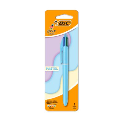 Caneta Esferografica 4 Cores 1.0mm Pastel Bls C/1 Bic