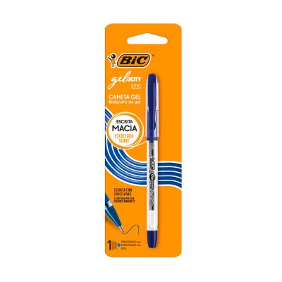 Caneta Gel Gelocity Stic Azul 0.5mm Bls C/1 Bic