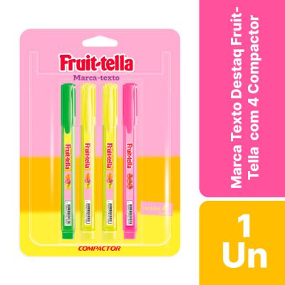 Marca Texto Destaq Fruit-tella Bls C/4 Compactor