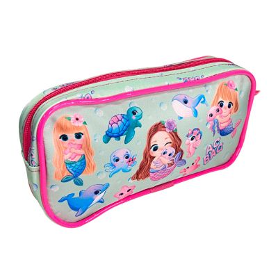 Estojo Escolar Medio Simples Sereia Kd-1z-1029 Ac Bag