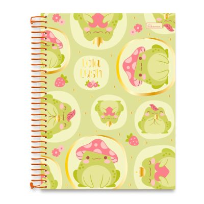 Caderno Universitario Capa Dura 1x1 80fls Lola Lush Cadersil