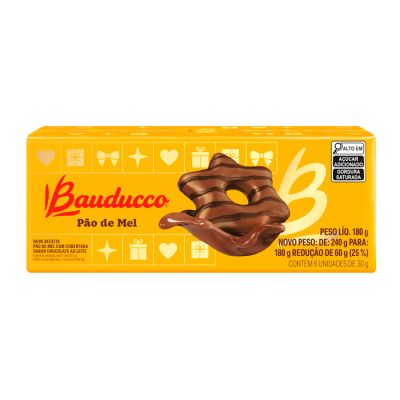 Biscoito Pao De Mel Bauducco 180g C/ 6 Unidades