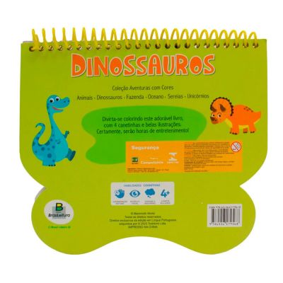 Ww Livro Infantil Aventuras Com Cores: Dinossauros Todolivro Ww