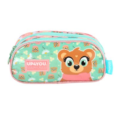 Estojo Escolar Ursinho Up4you Verde Ei41034upvd Luxcel