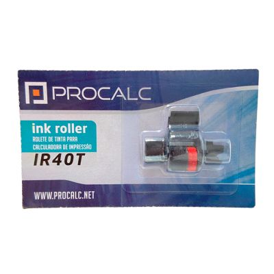 Rolete De Impressão P/ Calculadora Bicolor Ir40t Procalc