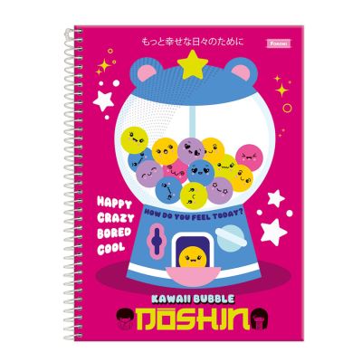 Caderno Universitario Capa Dura 1x1 80fls Noshin Foroni