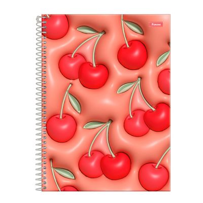 Caderno Universitario Capa Dura 1x1 80 Fls Nicecream Foroni