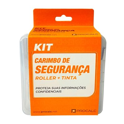 Carimbo De Segurança Roller + Kit Com Tinta Procalc