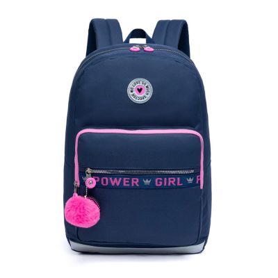 Mochila Costas Spector Azul Marinho/rosa Sp3199 Nytron
