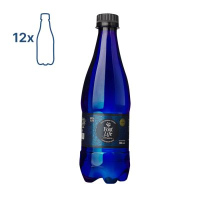 Agua Mineral Sem Gas 500ml Premium C/12 Garrafas Font Life
